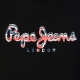 Tee Shirt Pepe Jeans Enfant Torino PB500814 Noir 999