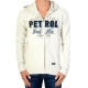 Sweat Petrol Industries Enfant SWH 408 Hooded Sweat CF Zip Closure Silver Grey Mele 920