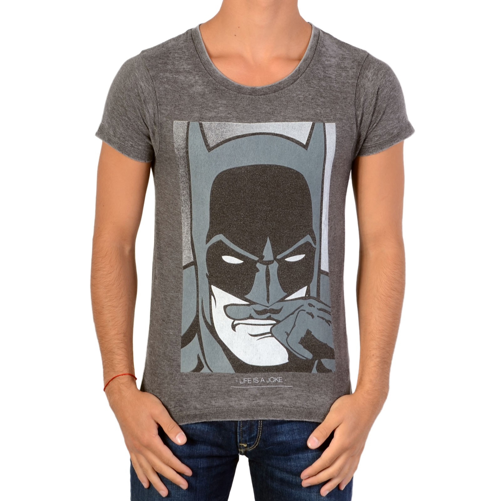 Tee Shirt Manches Courtes Little Eleven Paris Batman SS Devoured  Black 