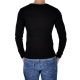 Pull Eleven Paris Basic Pull Double V Noir / Gris
