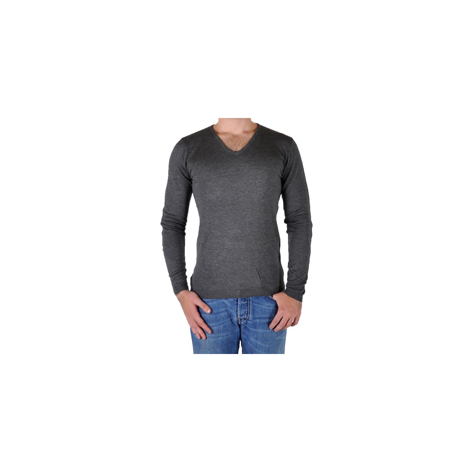 Pull Eleven Paris Basic Pull V Patch Gris Foncé