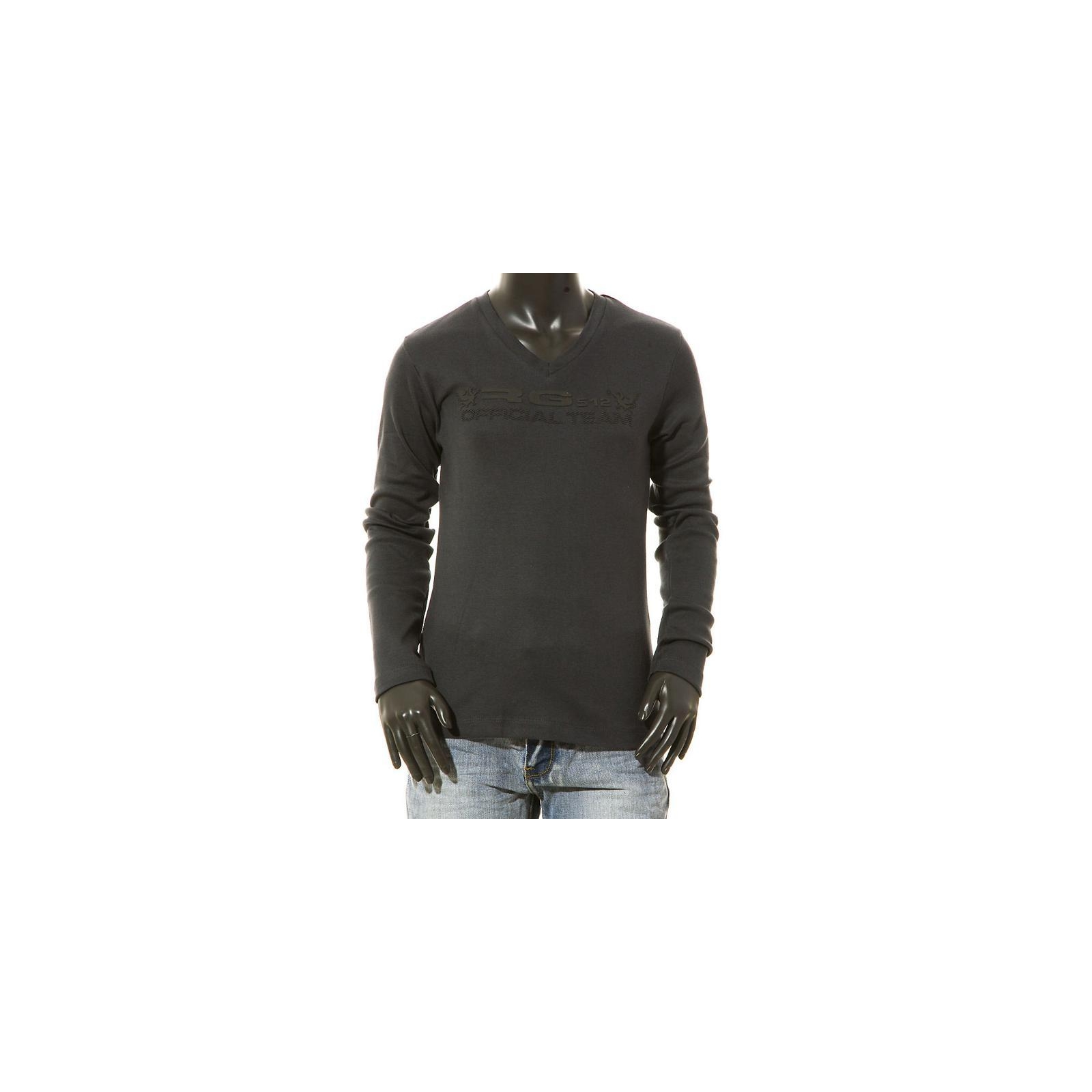 T-Shirt Enfant RG 512 Manches Longues RGH127 Gris Charbon