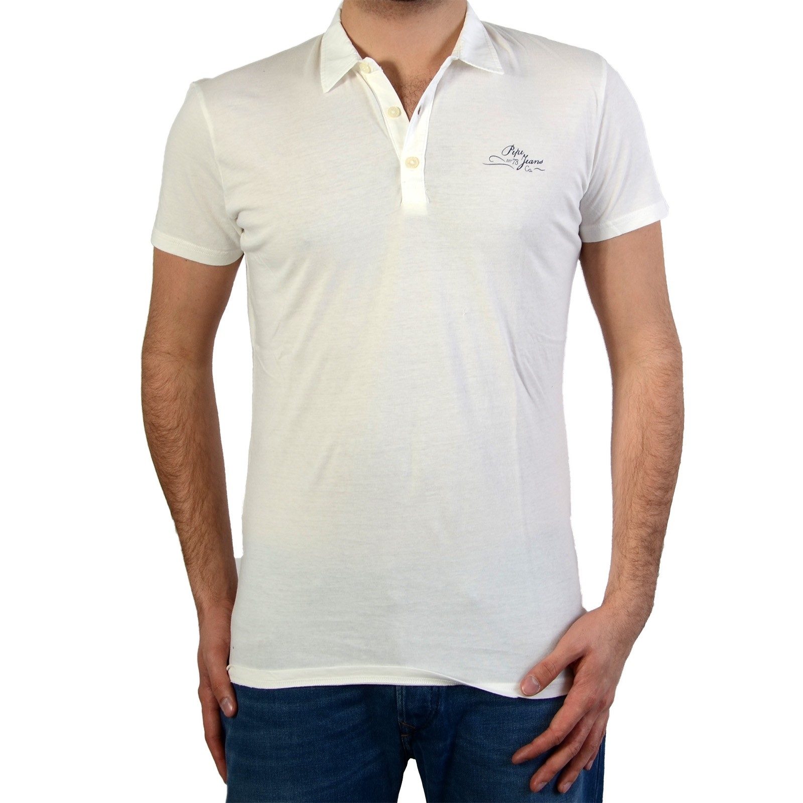 Polo Pepe Jeans Wayne Pm540692 803 White