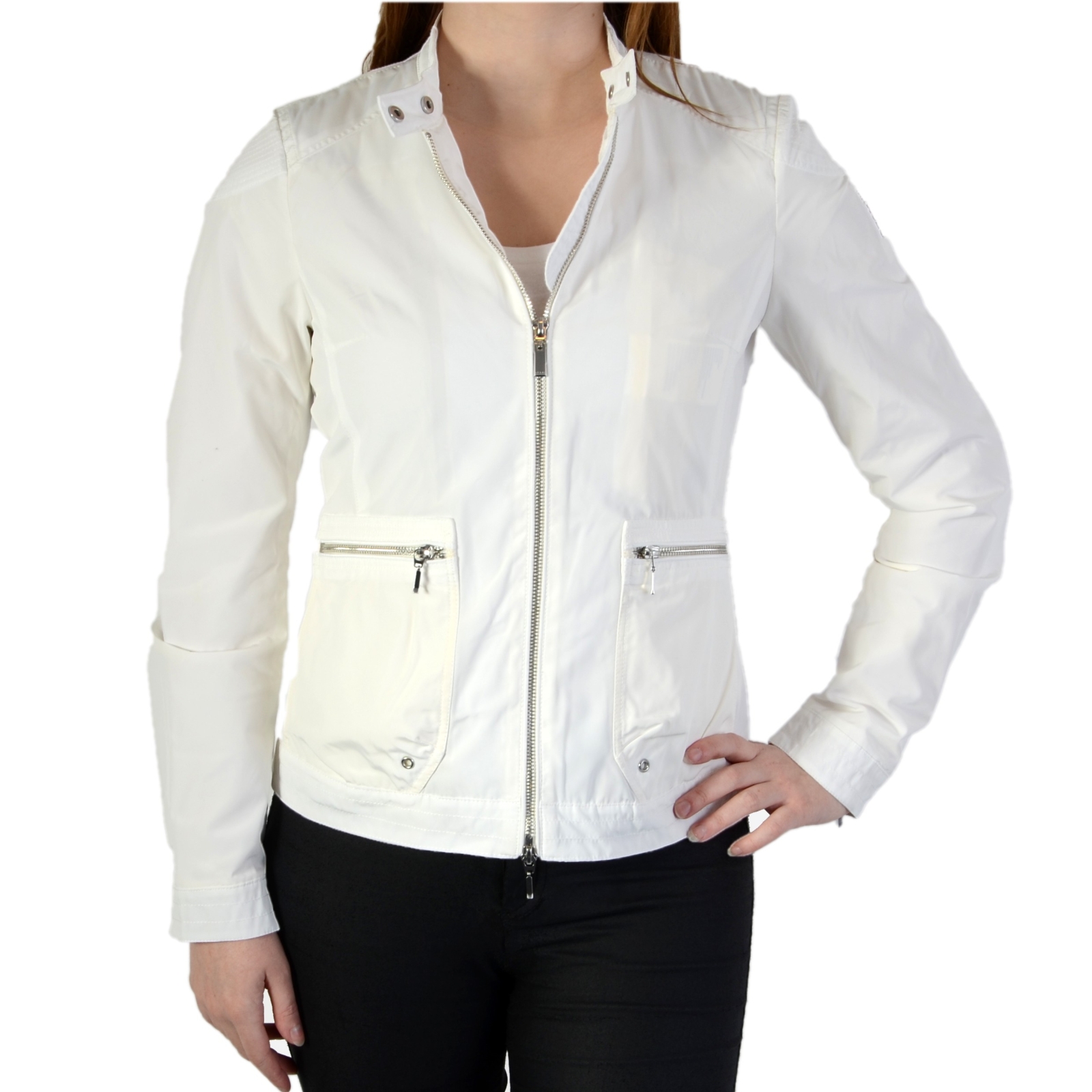 Jacket Geox W6220G T0951 F1384 Bright White