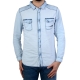 Shirt Japan Rags Aarm 3207 Light Blue