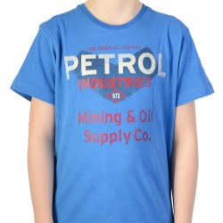 T-shirt mit Petrol Industries B-SS16-TSR811 Daytona Blue