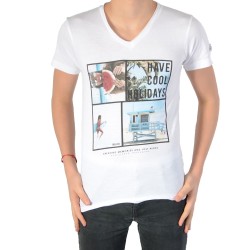 T-shirt Deeluxe Kind S16189K Brett Kid White 
