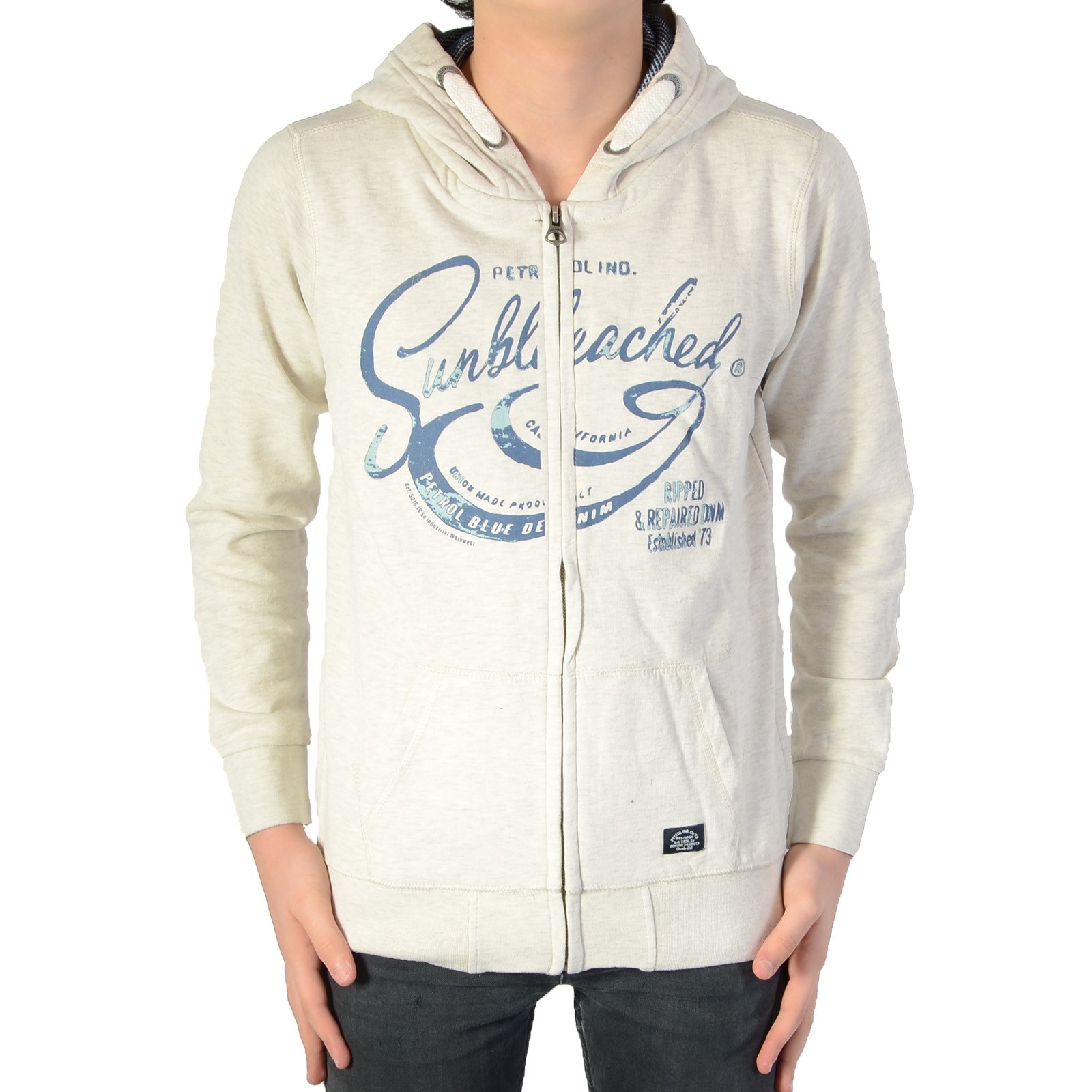 Sweat Petrol Industries Enfant B-SS16-SWR336 009 Blanc