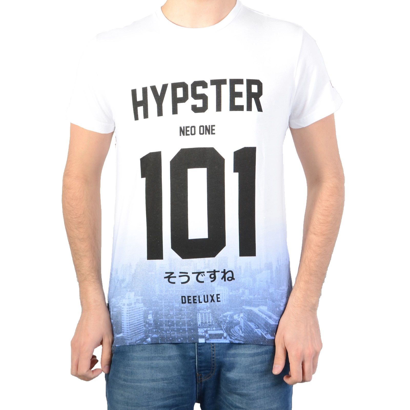 T Shirt Deeluxe S161106 Russel White