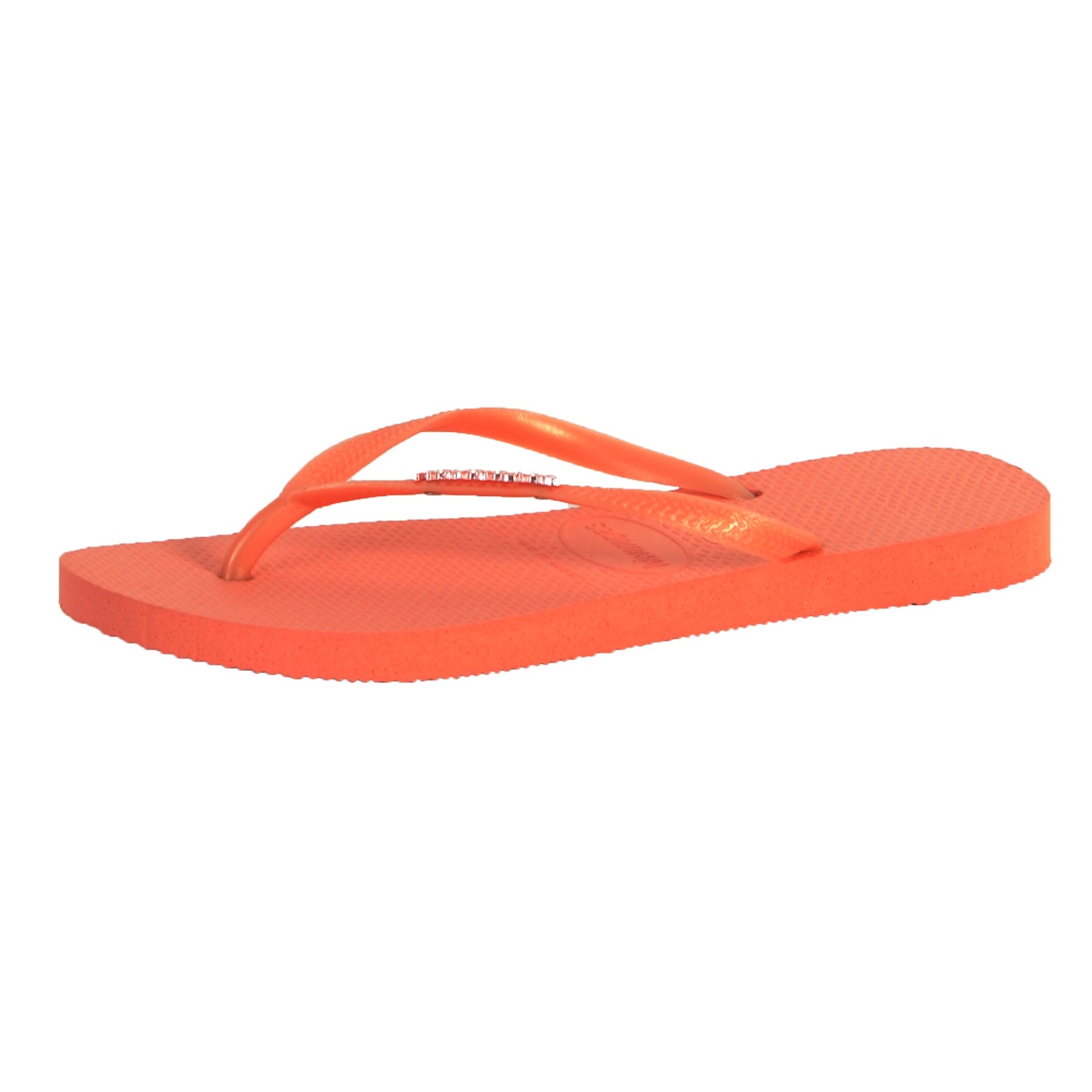 Tong Havaianas H. Slim Logo Metallic Light Pink