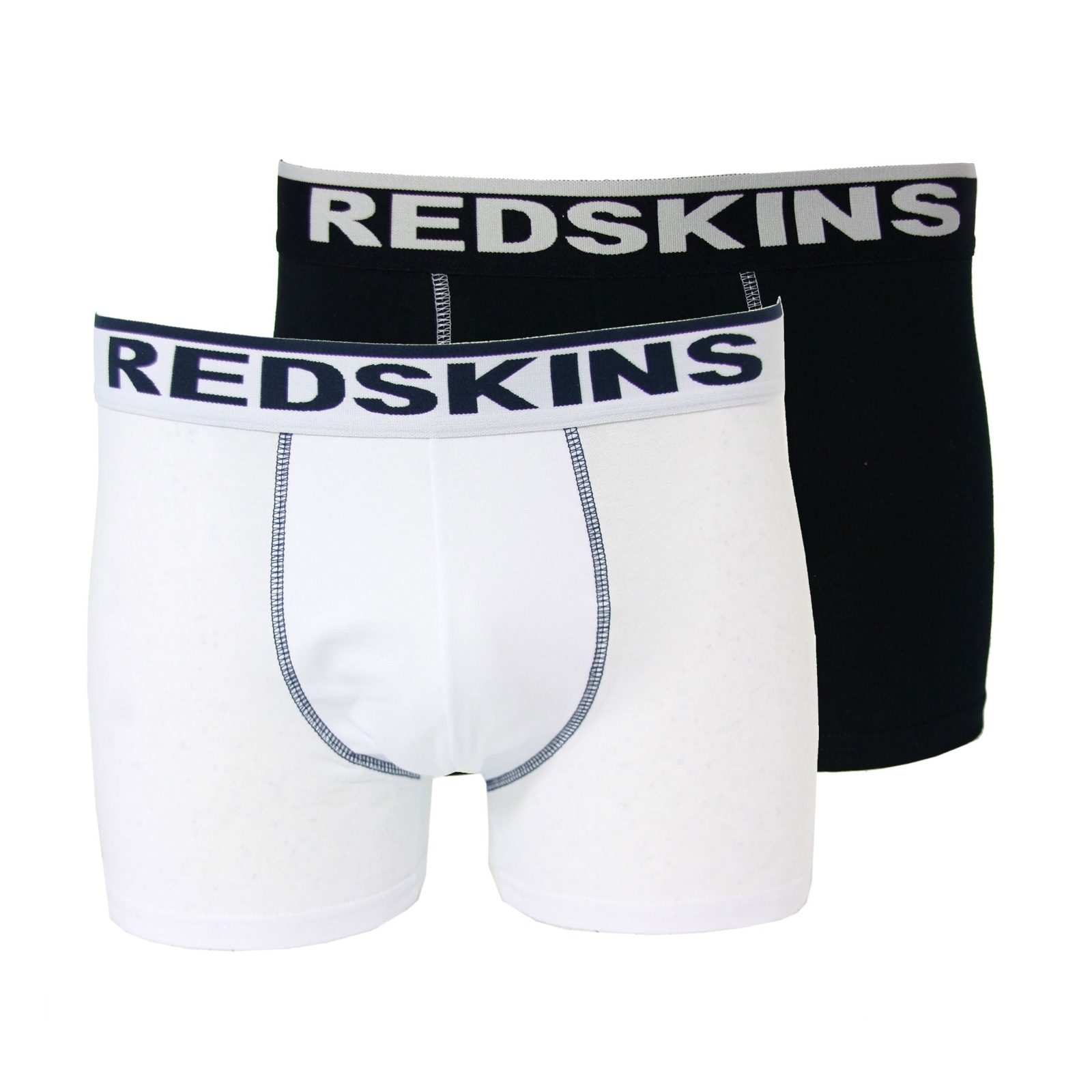 Boxer Redskins 2 Pack Bx02Nobl Set Black/White