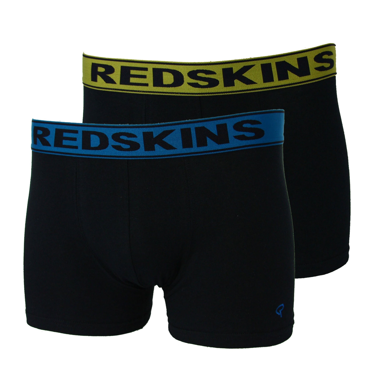 Boxer Redskins 2 Pack Bx04BUKW Blue/Kiwi