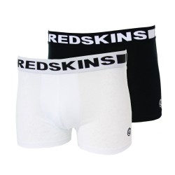 Boxer Redskins Pack De 2 Bx07 NOBL Noir/Blanc