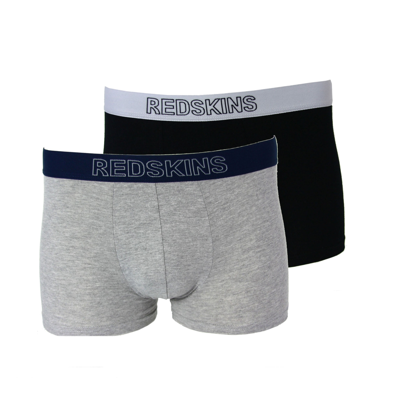 Boxer Redskins 2 Pack Bx08 NOGR Black/Grey