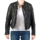 Blouson Cuir Pepe Jeans Rocky PL401068 Black 999
