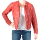 Blouson Cuir Pepe Jeans Rocky PL401068 Ruby 276