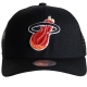 Casquette Mitchell and Ness Miami Heats Logo Rouge