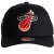Casquette Mitchell and Ness Miami Heats Logo Rouge