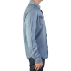 Chemise Deeluxe Wissem W16408 Bleu