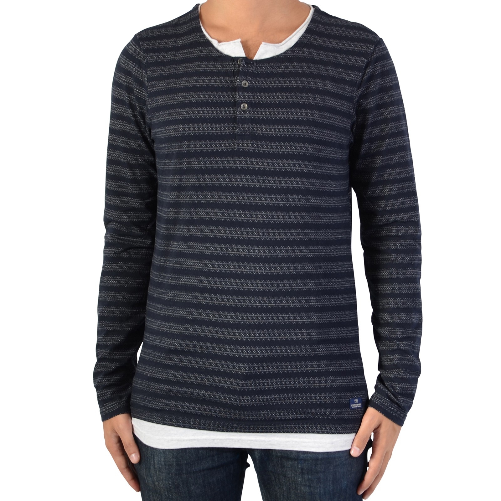 Tee Shirt Scotch & Soda 101609 Blue 2C