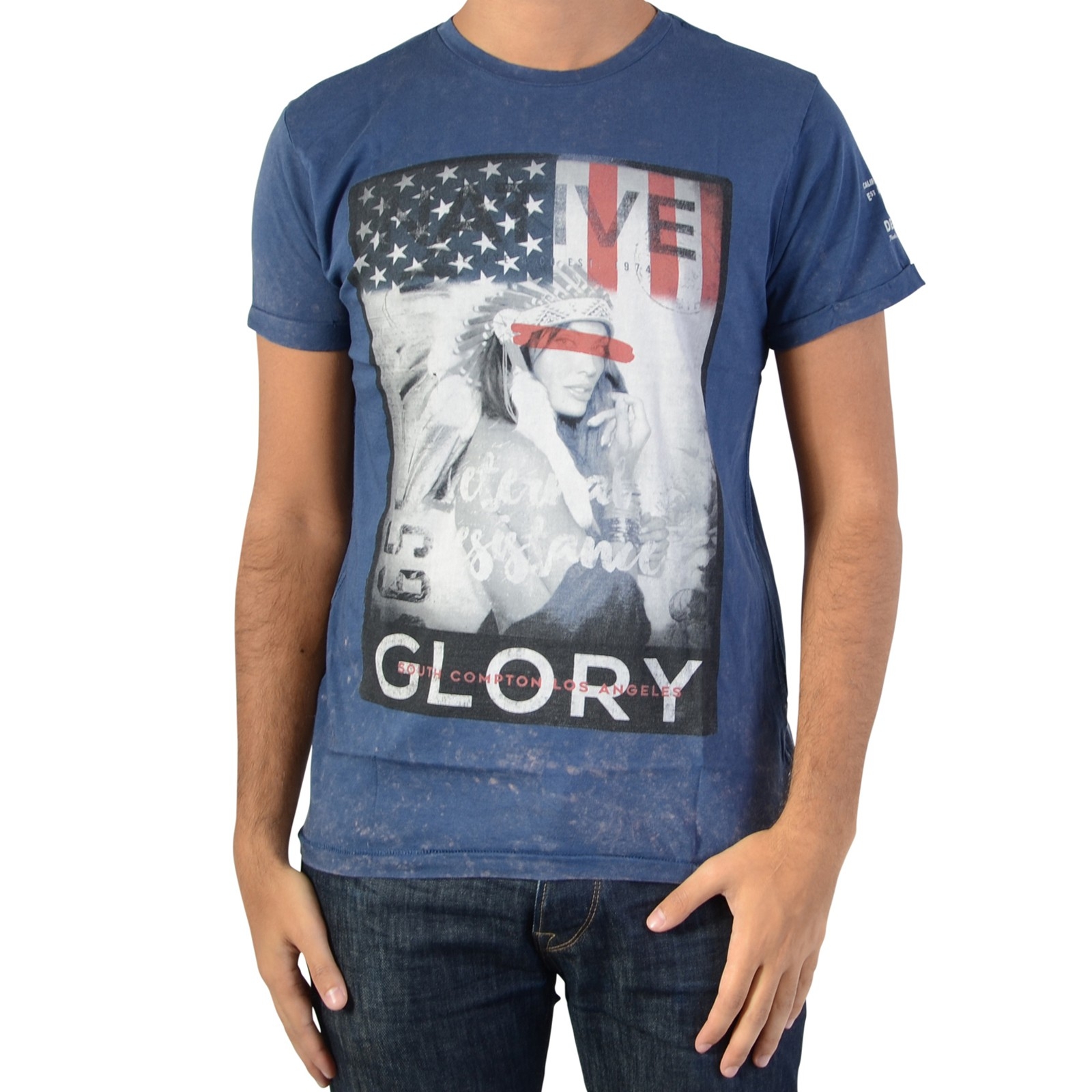 Tee Shirt Deeluxe Native W16157 Navy