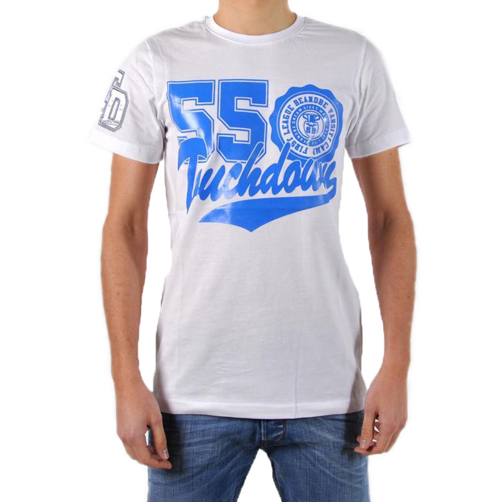 T-Shirt be and Be Touchdown 55 Blanc / Bic