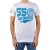 T-Shirt Be and Be Touchdown 55 Blanc / Turquoise