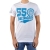 T-Shirt Be and Be Touchdown 55 Blanc / Turquoise