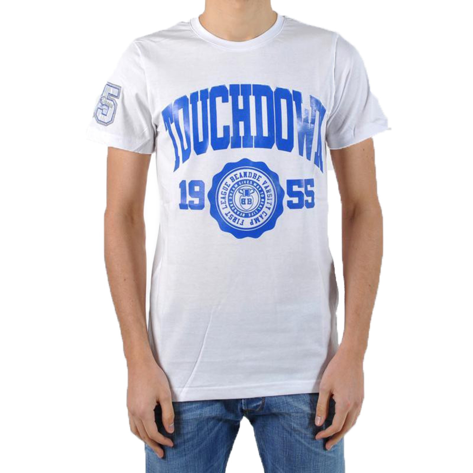 T-Shirt be and Be Touchdown 1955 White / Bic