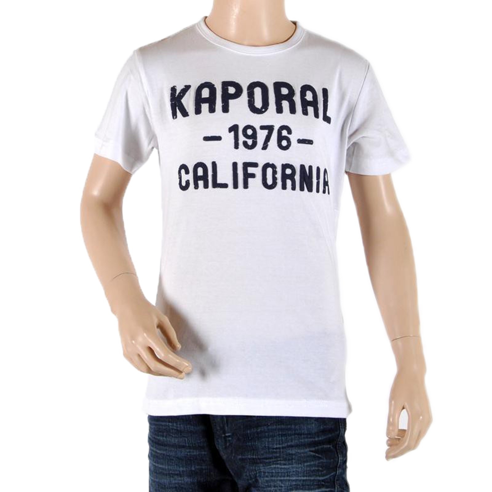 T-Shirt Enfant Kaporal 5 Clash Blanc