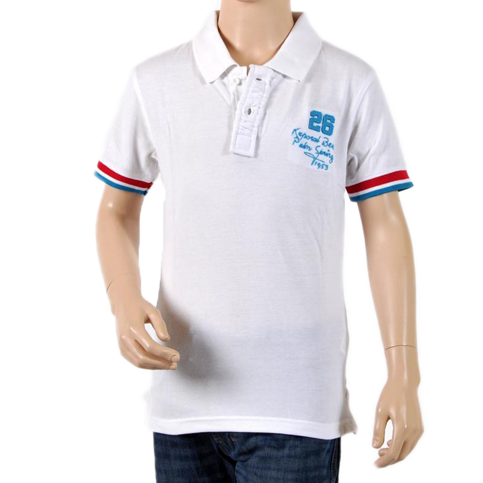Polo Enfant Kaporal 5 Lotus Blanc