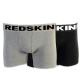 Boxer Redskins Pack De 2 Bx01 Nogr-Set Noir/Gris