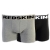 Boxer Redskins Pack De 2 Bx01 Nogr-Set Noir/Gris