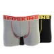 Boxer Redskins Pack De 2 Bx02 Nogr Set Noir/Gris