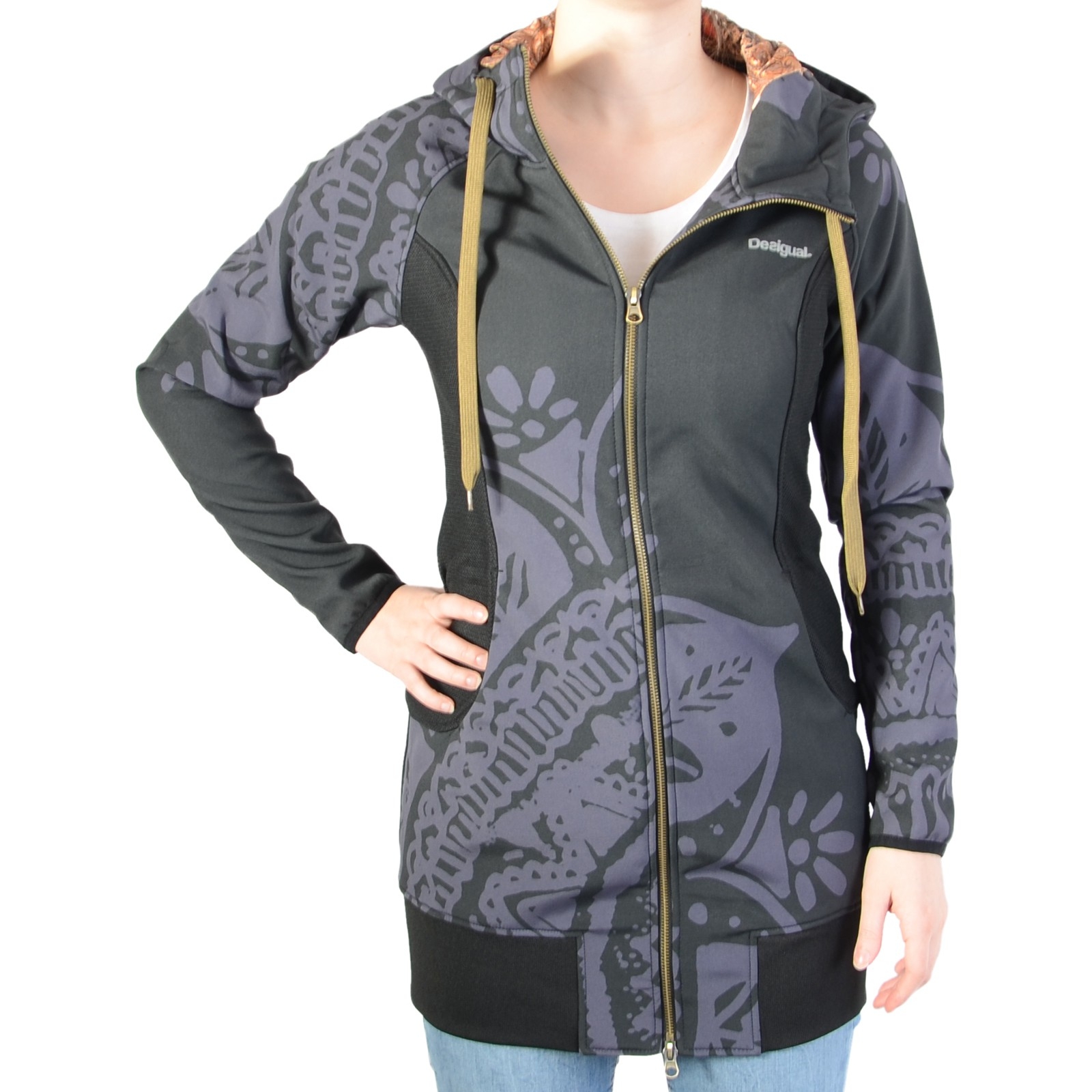 Coat Desigual 67E2SB1 Negro 2000