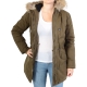 Parka Le Temps Des Cerises Globe Khaki