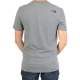 Tee Shirt The North Face M S/S EASY TEE  TNF ME GREY HE .