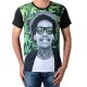 Tee Shirt Celebry Tees Rap Green Noir