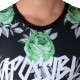 Tee Shirt Celebry Tees Roses Noir / Vert