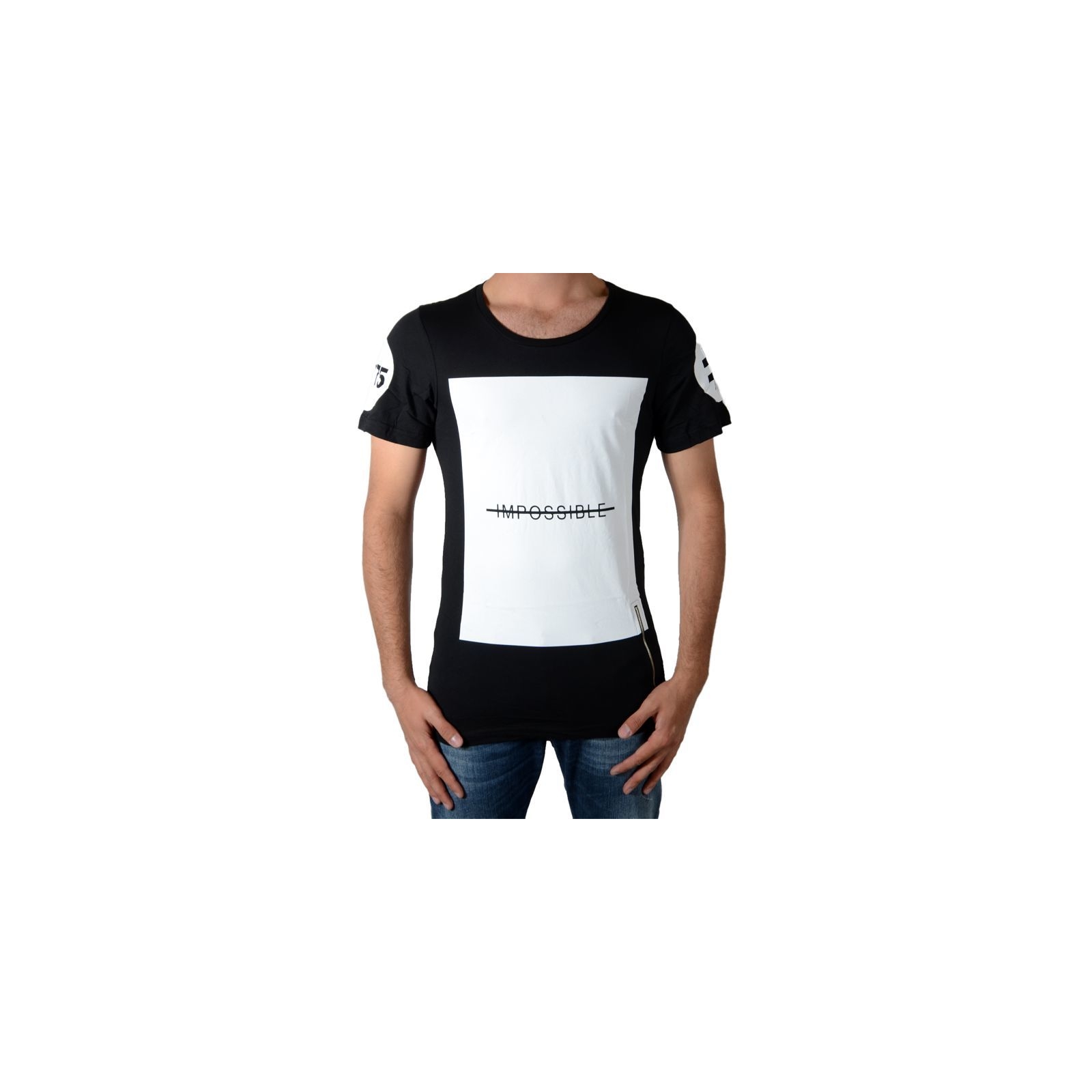 Tee Shirt Celebry Tees Impossible Blanc
