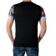 Tee Shirt Celebry Tees Gun America Noir / Rouge