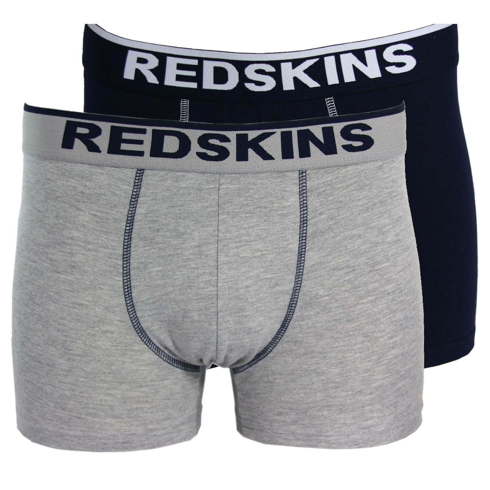 Boxer Redskins 2 Pack Bx02GRNA Grey/Navy