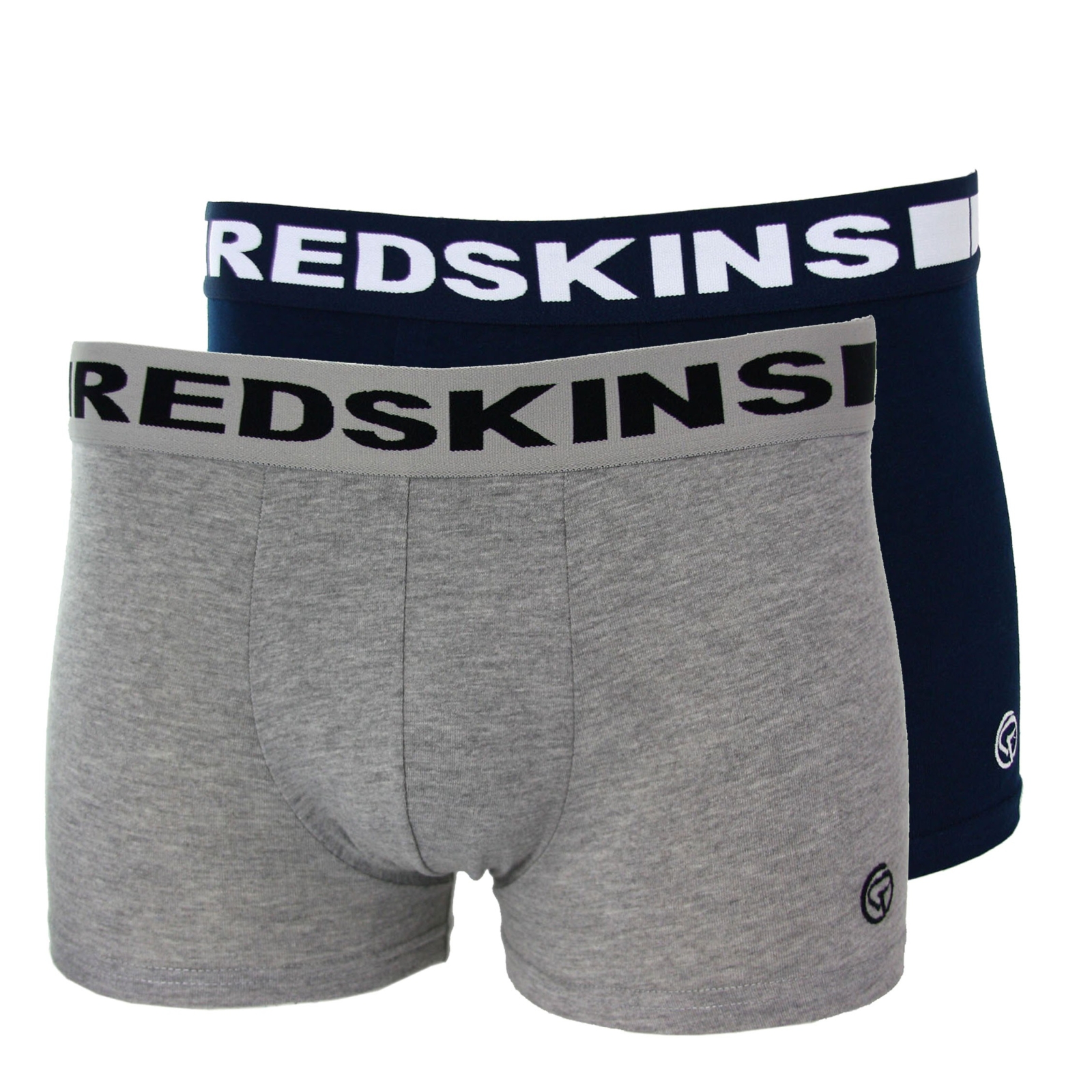 Boxer Redskins 2 Pack Bx07NAGR Navy/Grey