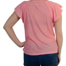 Tee Shirt Pepe Jeans Kasia Washed Coral
