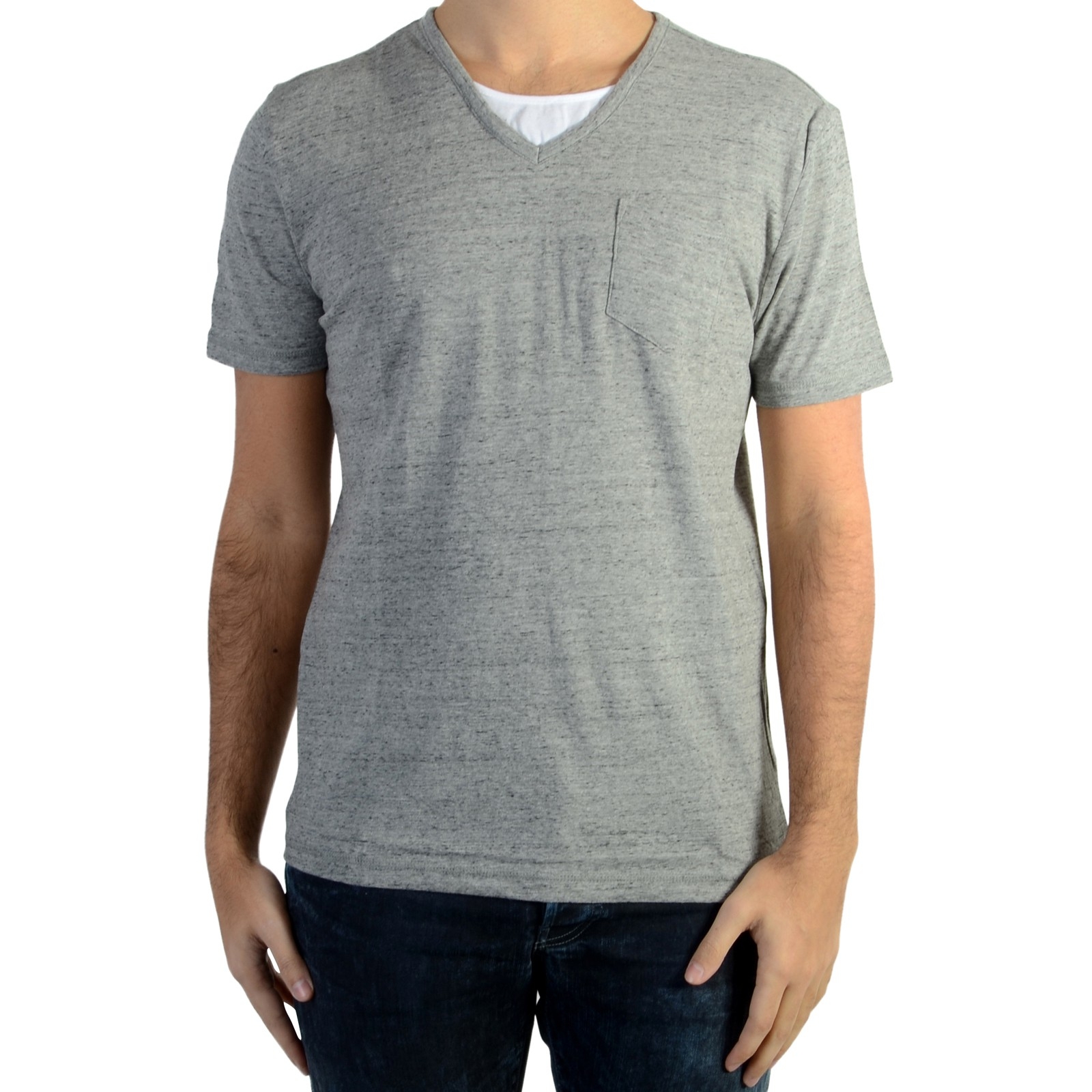 Tee Shirt Kaporal Ciao Light Grey Melanged
