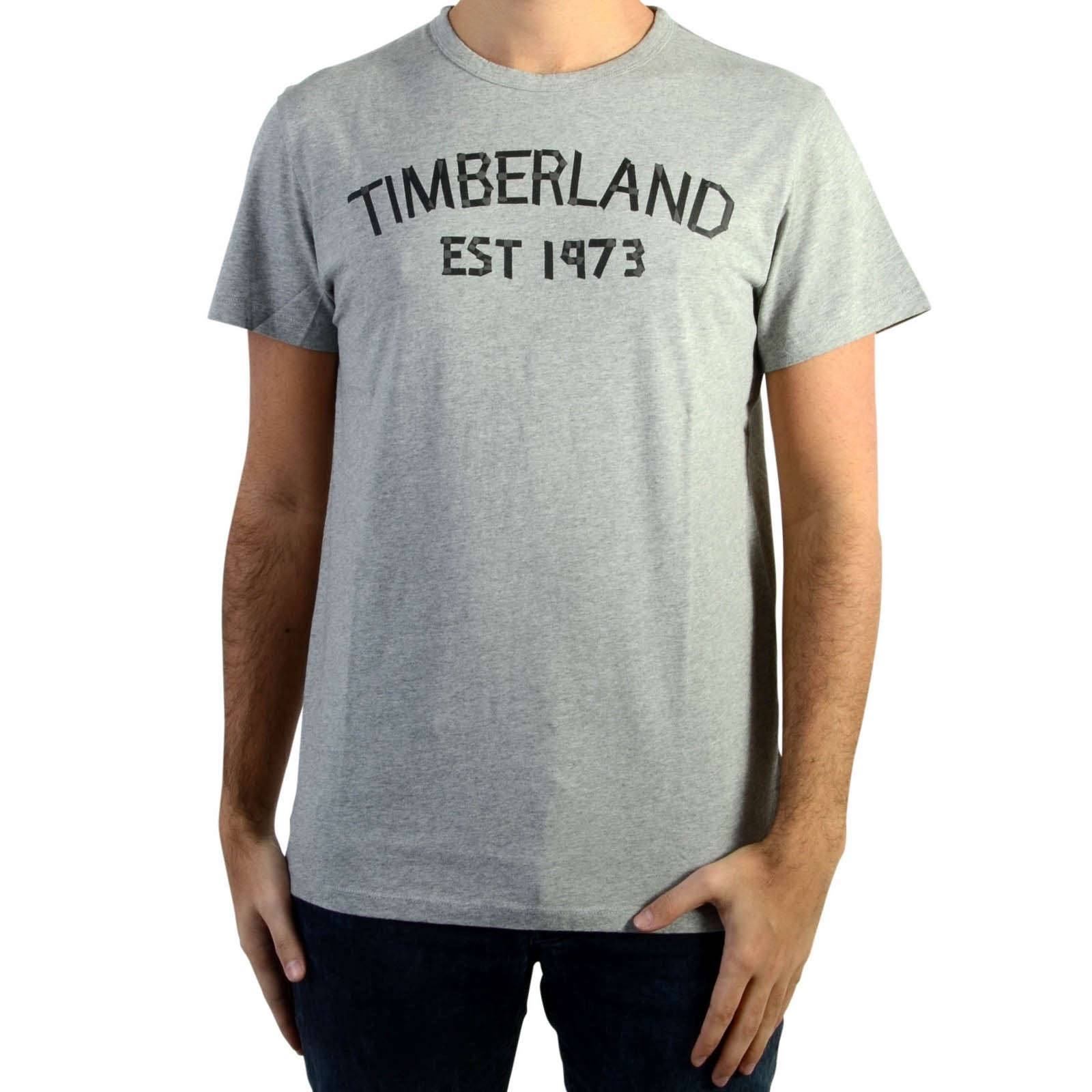Tee Shirt Timberland Tape T 052 Med Gry Heat