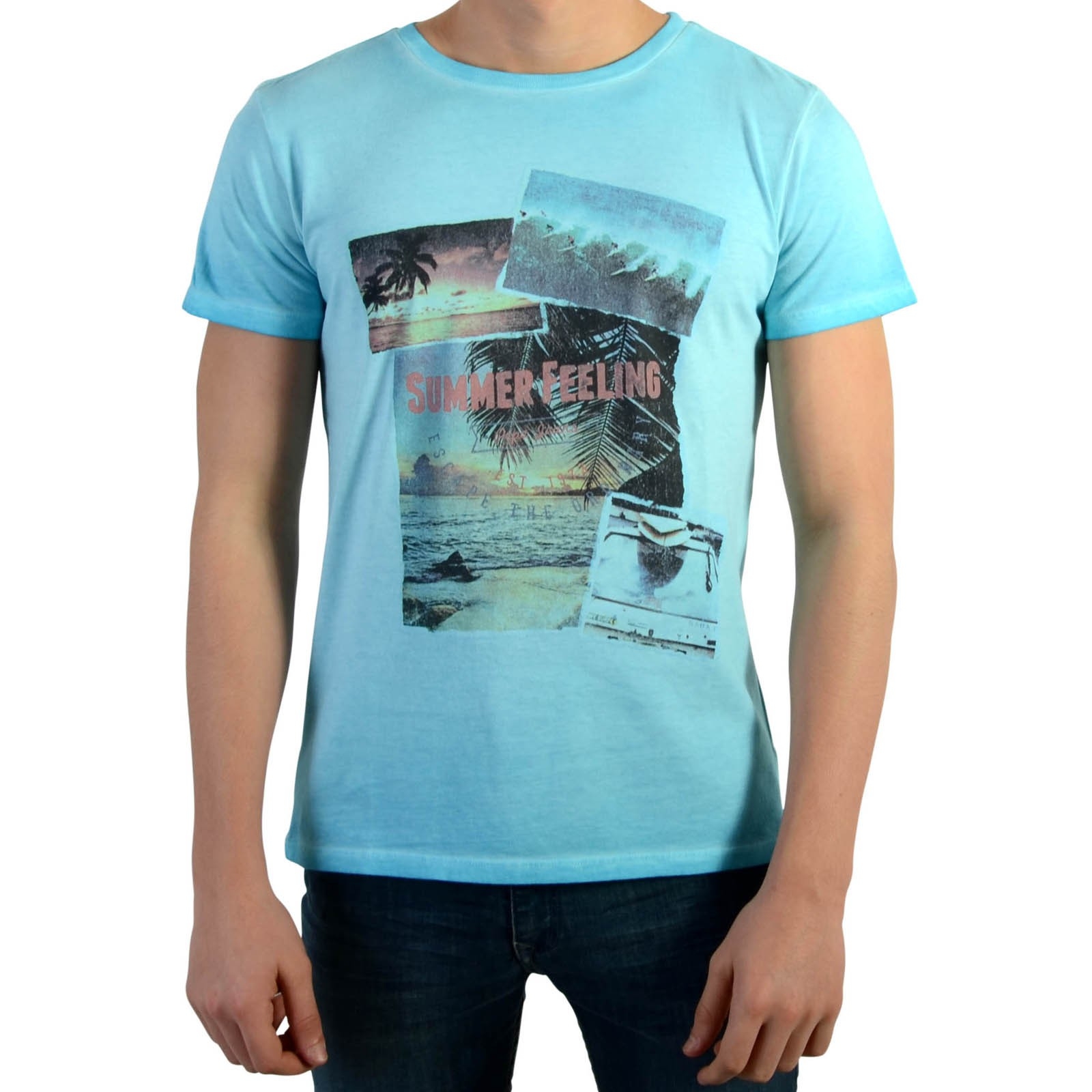 Camiseta de Pepe Jeans Niño Jerónimo JR Turquesa