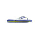 Tong Havaianas H Brazil Logo pour Homme Bleu Marine
