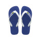 Tong Havaianas H Brazil Logo pour Homme Bleu Marine
