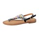Sandal Entredoigt The Divine Factory TDF2967 Black